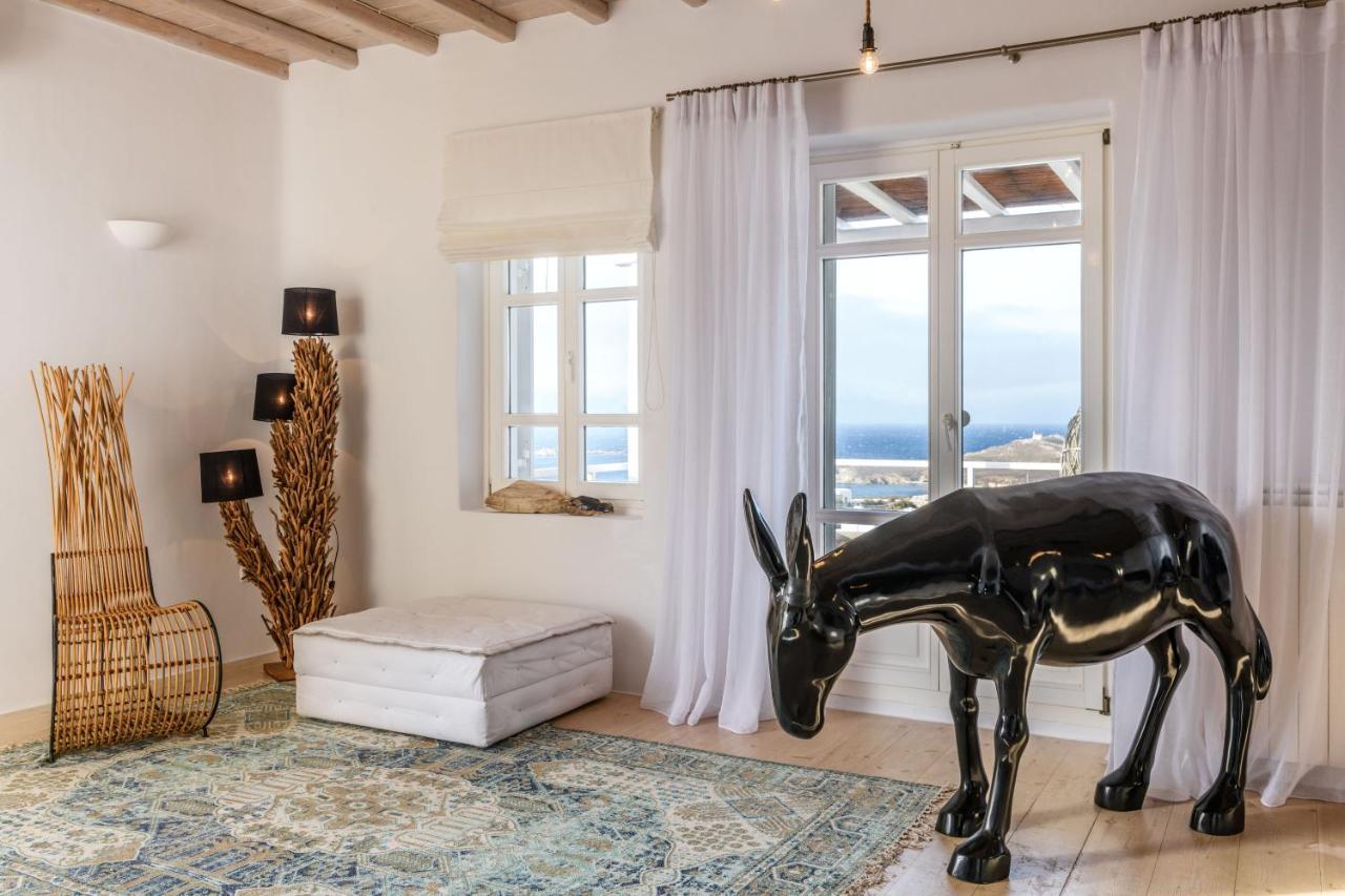 Cosset Villa Bohochic Sea&Harbourview And Sunset By One-Villas Ornos (Mykonos) Exterior foto