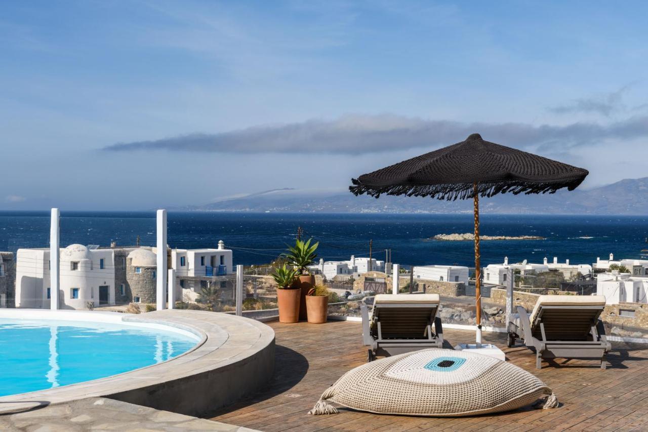Cosset Villa Bohochic Sea&Harbourview And Sunset By One-Villas Ornos (Mykonos) Exterior foto