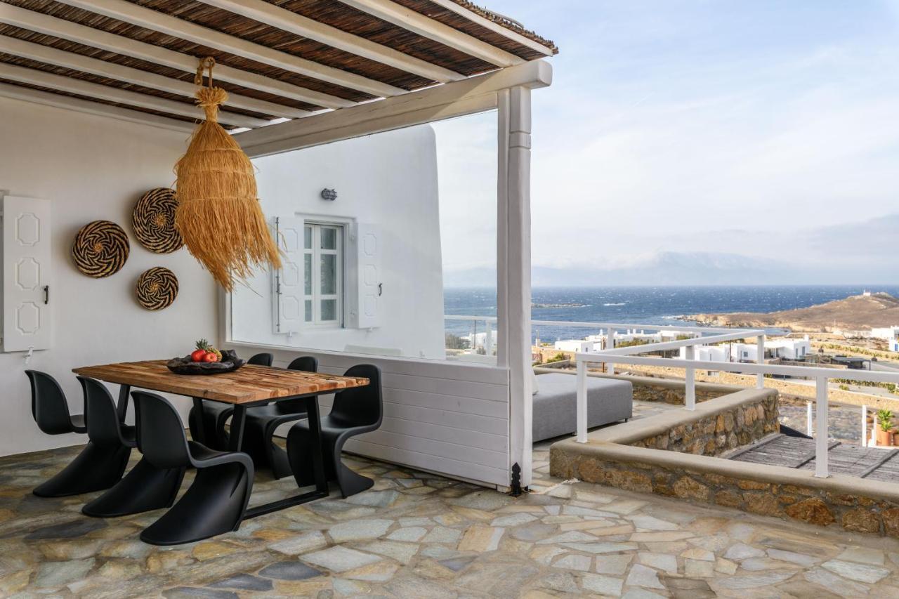 Cosset Villa Bohochic Sea&Harbourview And Sunset By One-Villas Ornos (Mykonos) Exterior foto
