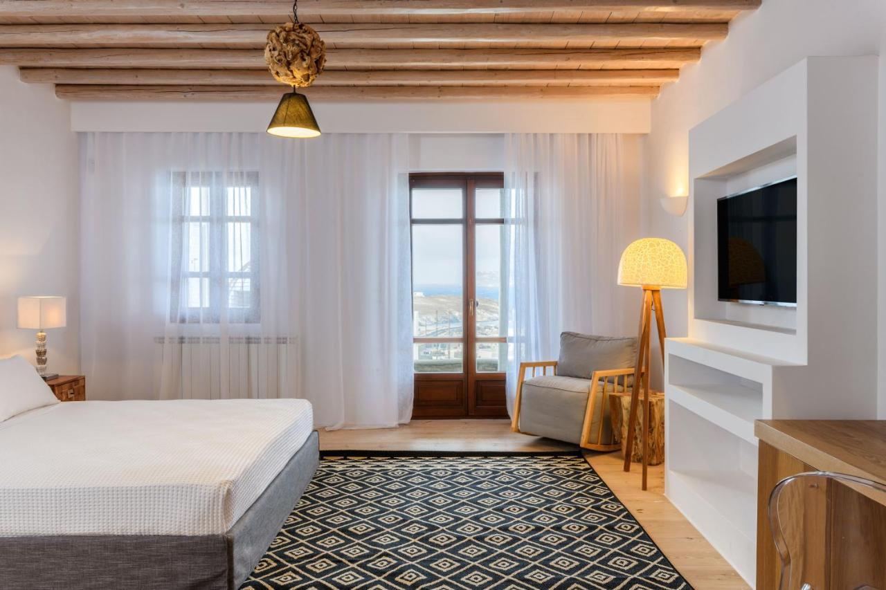 Cosset Villa Bohochic Sea&Harbourview And Sunset By One-Villas Ornos (Mykonos) Exterior foto