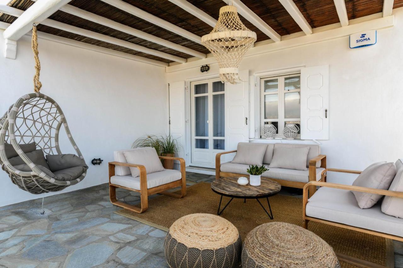 Cosset Villa Bohochic Sea&Harbourview And Sunset By One-Villas Ornos (Mykonos) Exterior foto
