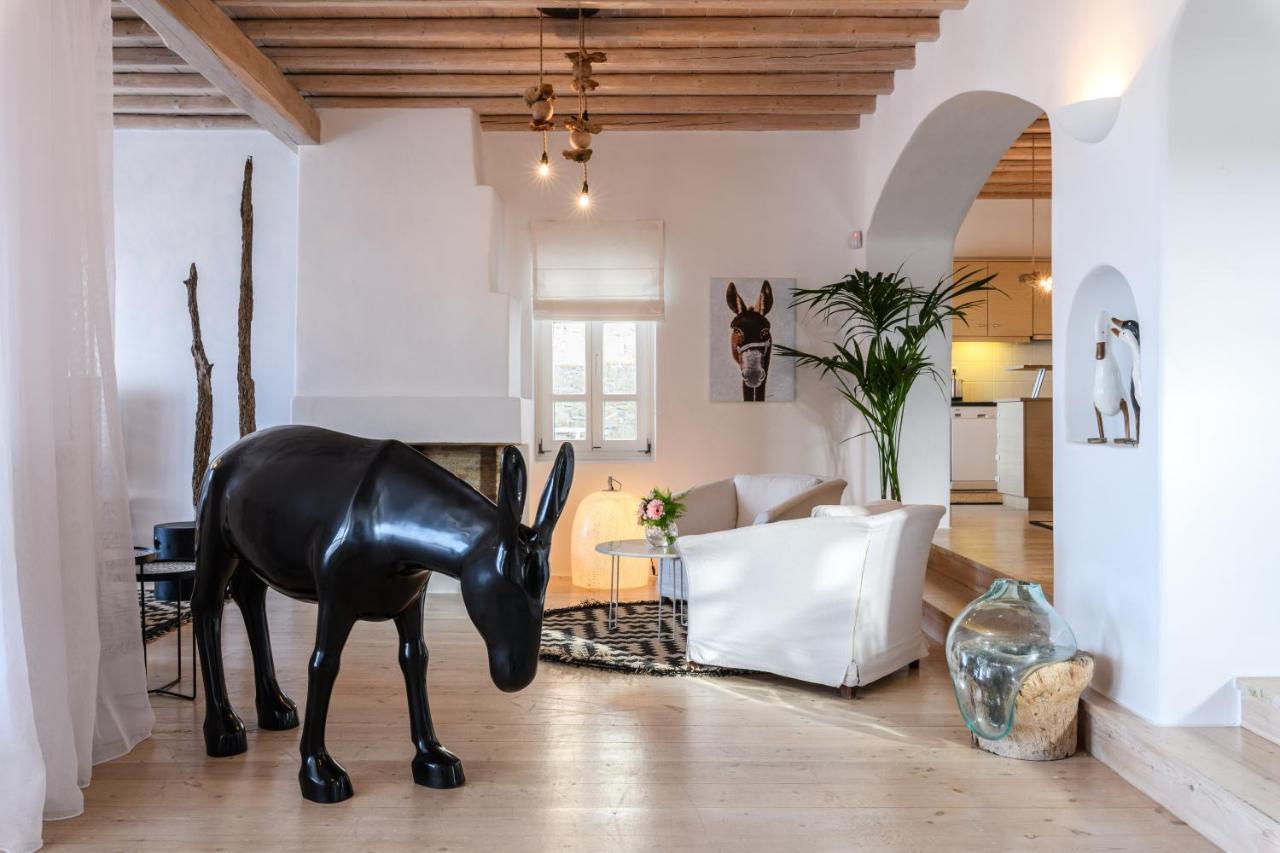 Cosset Villa Bohochic Sea&Harbourview And Sunset By One-Villas Ornos (Mykonos) Exterior foto