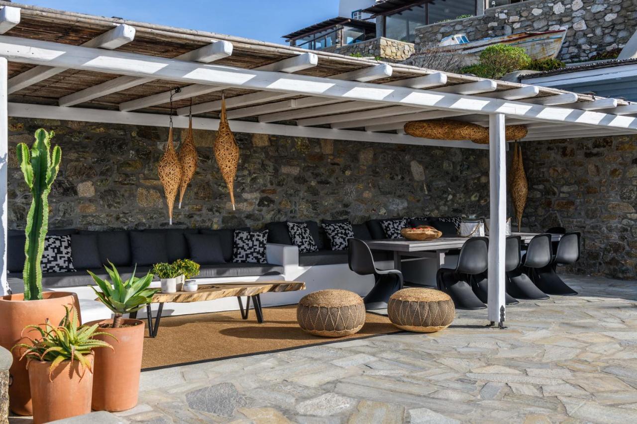Cosset Villa Bohochic Sea&Harbourview And Sunset By One-Villas Ornos (Mykonos) Exterior foto