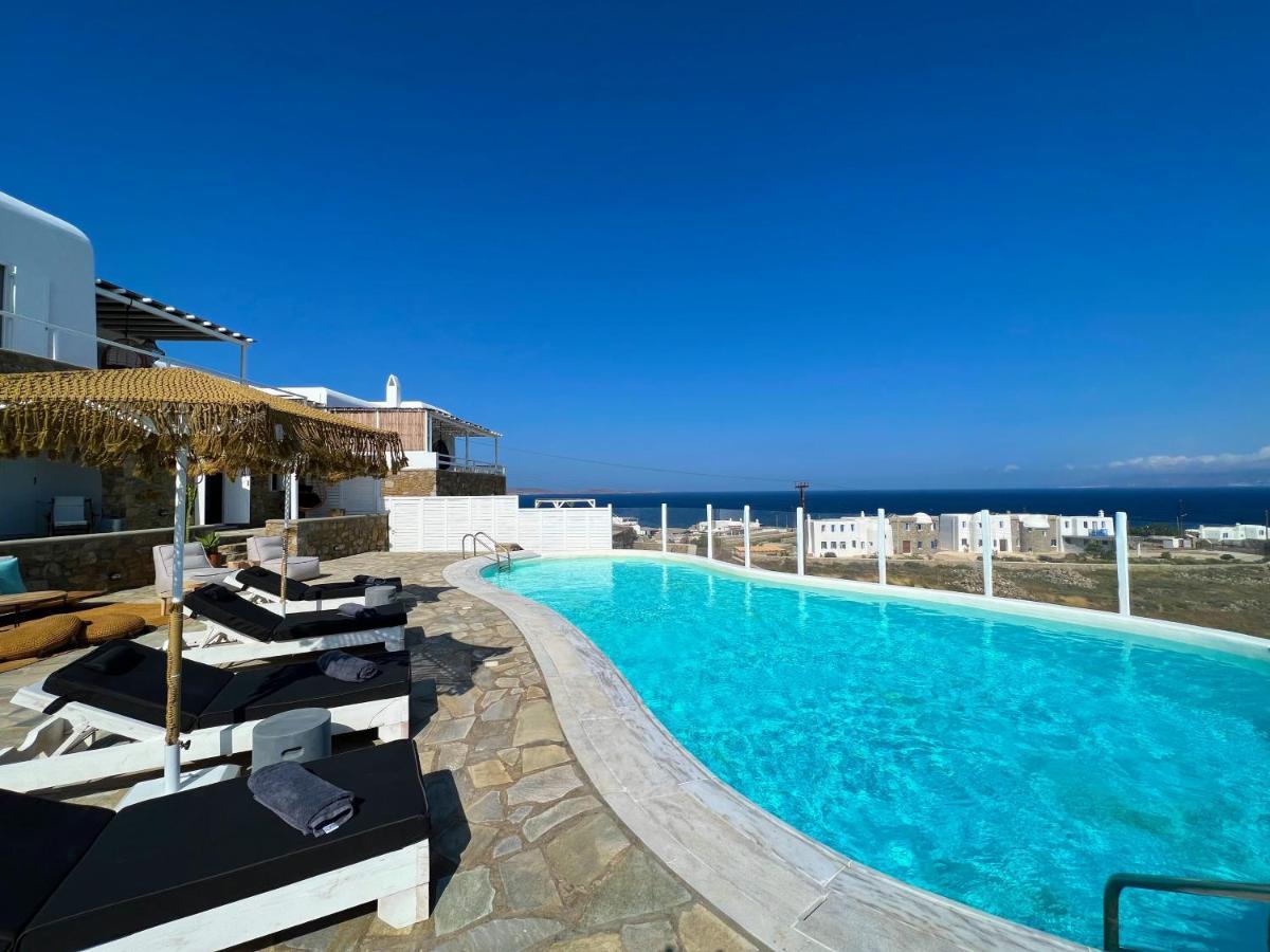 Cosset Villa Bohochic Sea&Harbourview And Sunset By One-Villas Ornos (Mykonos) Exterior foto