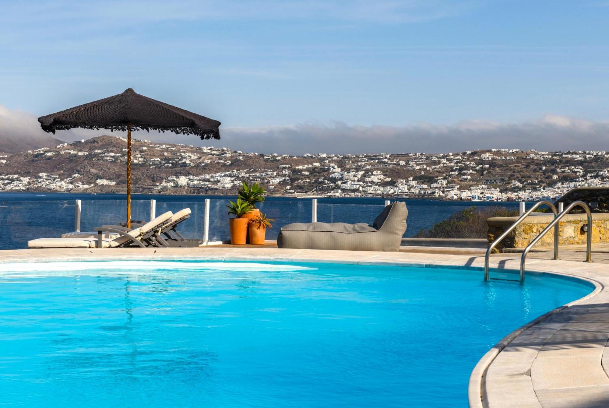 Cosset Villa Bohochic Sea&Harbourview And Sunset By One-Villas Ornos (Mykonos) Exterior foto